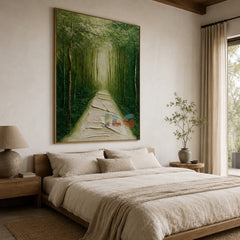 Verdant Forest Path – Landscape Wall Art