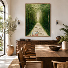Verdant Forest Path – Landscape Wall Art