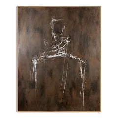 Silent Line Figure – Abstract Contemporary Wall Art hand-painted wall art