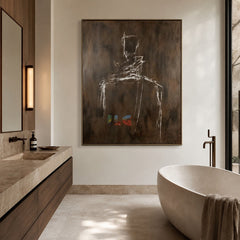Silent Line Figure – Abstract Contemporary Wall Art