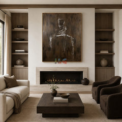 Silent Line Figure – Abstract Contemporary Wall Art