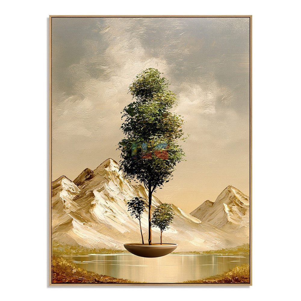 Floating Grove Valley – Landscape Wall Art hand-painted wall art